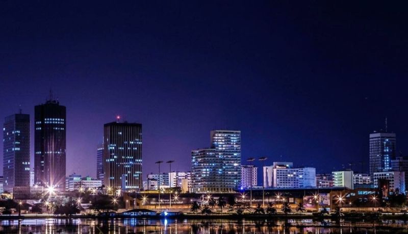 Abidjan -  a maior cidade da Costa do Marfim