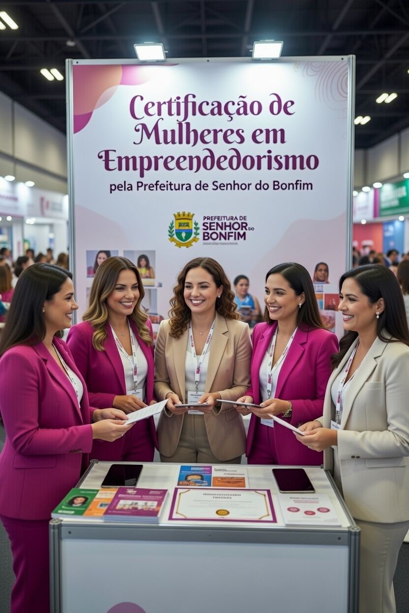 Certificação de Mulheres em Empreendedorismo pela Prefeitura de Senhor do Bonfim