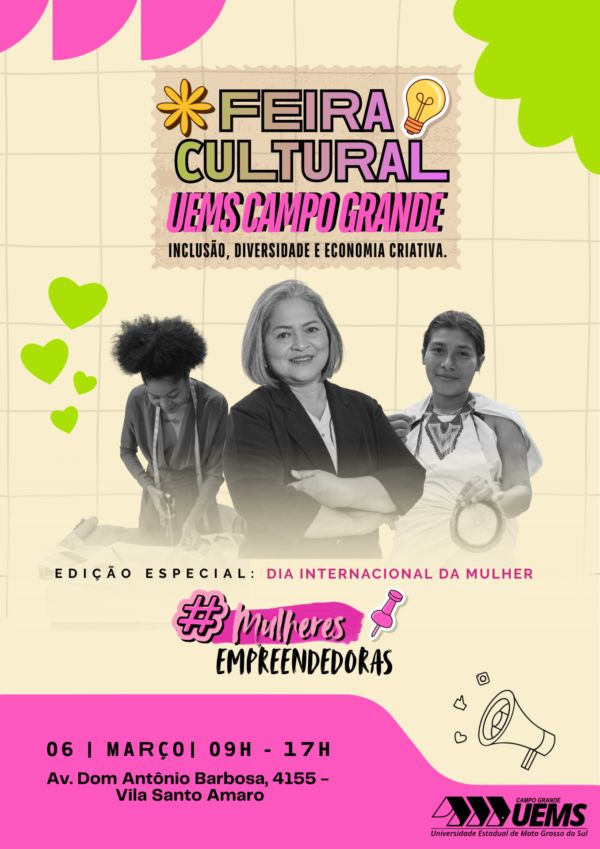 Feira Cultural em Campo Grande destaca empreendedorismo feminino na UEMS
